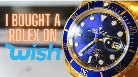 rolex replica on wish|I Bought A $200 Rolex, So You Don't Have To .